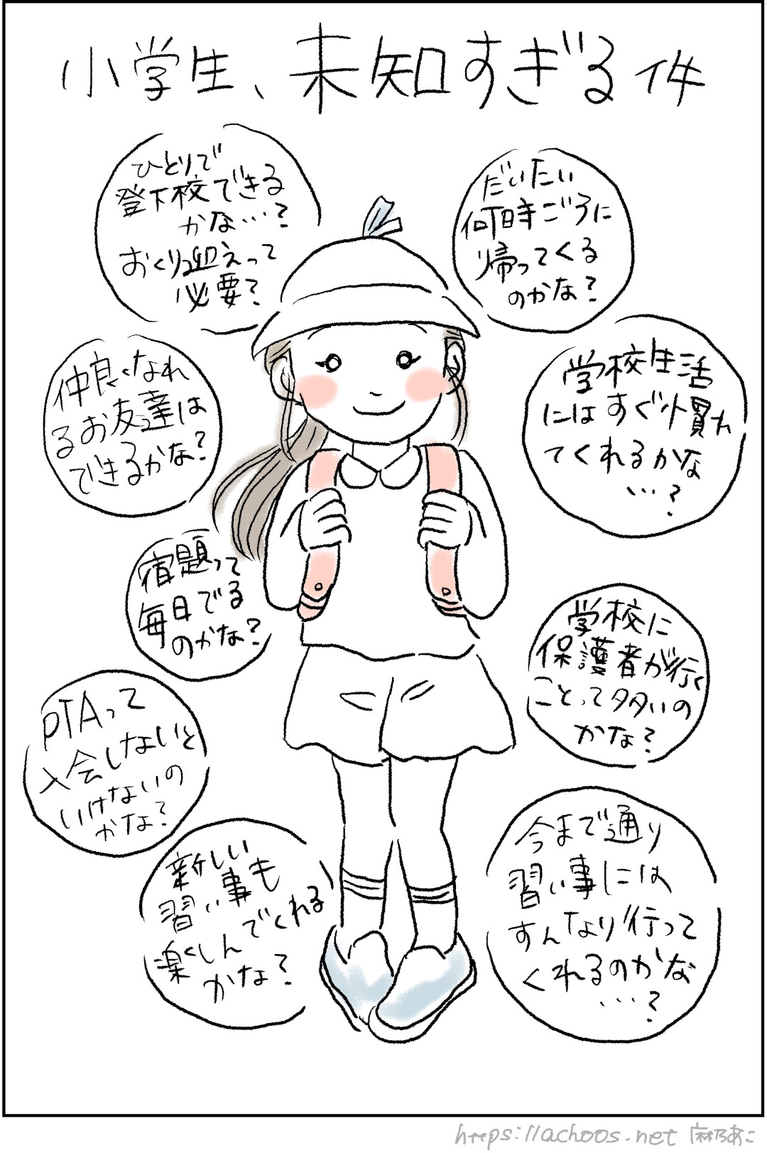小1の壁、わたしが一番ビビってる